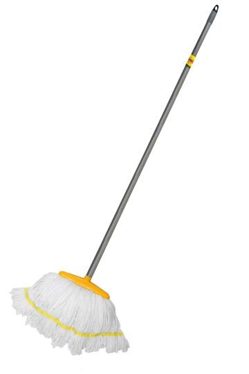 HIC Microfiber T Mop for Cover Large Cleaning Area for Home,Office, Kitchen with Long & Sturdy Rod.