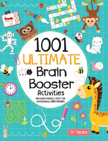 1001 Ultimate Brain Booster Activities for 3 to 6 Years Old Kids Pegasus Paperback 256 Pages