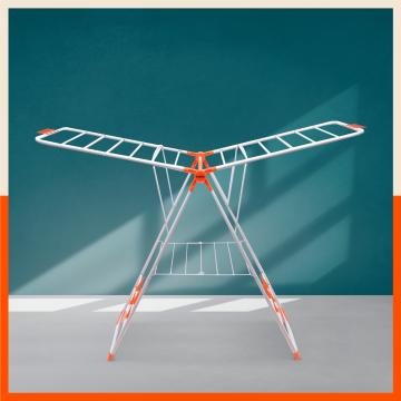Bathla Mobidry Neo Foldable Clothes Drying Stand with Weather Resistant Frame - Orange
