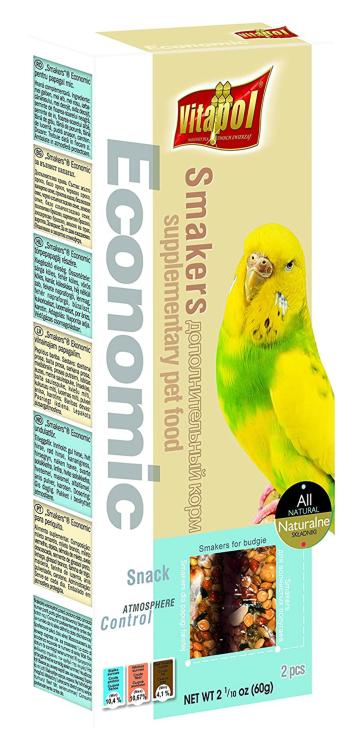 Vitapol Economic Smakers for Budgies - 60 g (Pack of 2)