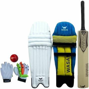 WASAN Complete Cricket Set(10-16 Years) (Yellow)