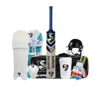 SG Cricket Kit for Adult - 7 Pieces (Multicolor)