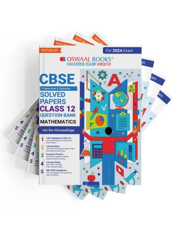 Oswaal CBSE Question Bank Class 12 English, Physics, Chemistry & Mathematics (Set of 4 Books) (For 2023-24 Exam)