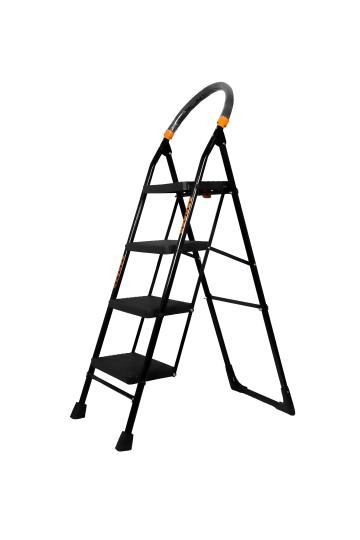 Parasnath Mild Steel Black Diamond Ladder With Wide 4 Steps 4.2 ft