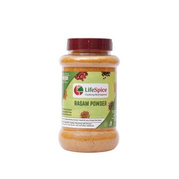 Lifespice Rasam Powder -200g Jar | Low on chilli, High on Flavour | Blend of Stemless Mundu Chillies