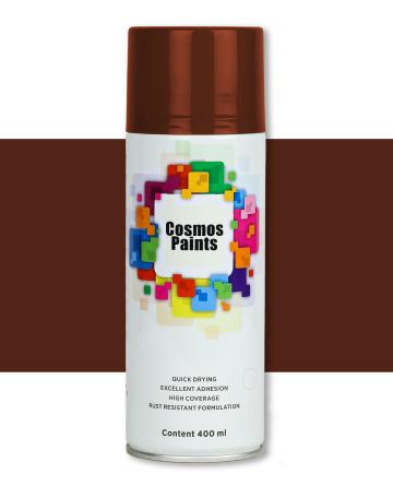 Cosmos Paints Spray Paint in 142 AntiRust Brown 400ml