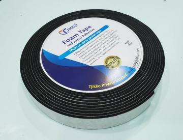 Tjikko Single Sided Foam Gasket Tape 24mm width 3mm thick 10meter length (Black)