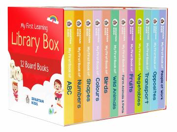 Spartan Kids Boxset of 12 Best Board Books for Kids