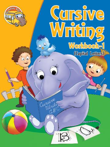 Cursive Writing Workbook-1 for kids (Capital Letters)