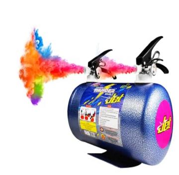 Tota Thunder Double Jet Holi Colour Cloud Gadget-Two Colors One Time Use Holi Cylinder - 5 Kg