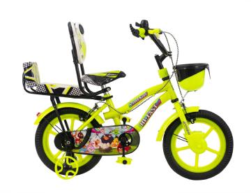 Hi-Fast Cycle For 3 To 5 Years Kids with Training Wheels (14T, Semi Assembled)