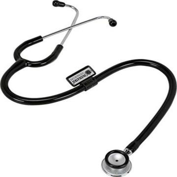 Microtone Stethoscope Paediatric Black (Black)