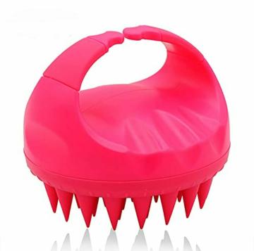 RoboTouch Hair Scalp Massager Shampoo Brush with Soft Silicone Bristles, Anti Dandruff, (Pink)