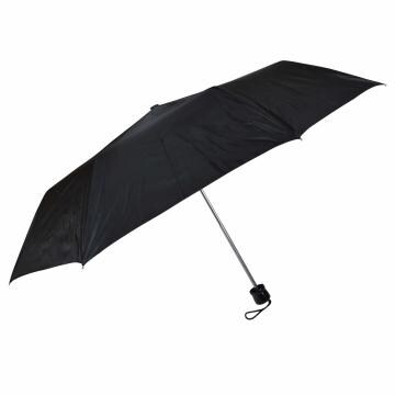 Fendo Aura 3 Fold Hand Open 21.5Inch Umbrella For Unisex (Black)