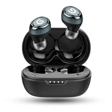GIZMORE Black Wireless Earbuds with Noise Isolation Wireless