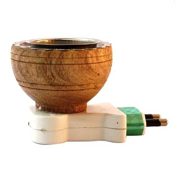 Homee Ware Wooden Electric Incense Burner for Home Fragrance Puja