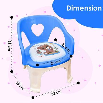 Odelee Sunbaby Blue SweetHeart Chu Chu Chair, Armrest Soft Cushion Seat For Kids