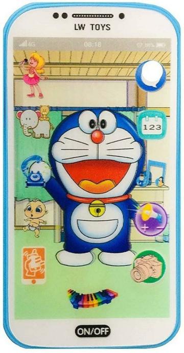 NAVRANGI Blue Light and Sound Effect Doraemon Character Touch Screen Mobile