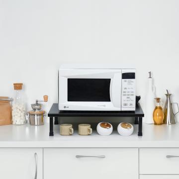 Livzing Microwave Oven Rack for Home & Kitchen appliances - Black