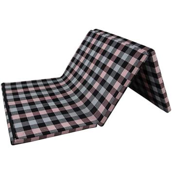 Tapodhani Single Bed Folding Pure EPE Foam 3 Fold Mattress for Travel, Picnic Multicolour,72x35x2