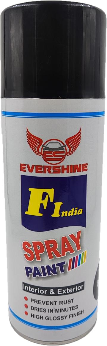 Evershine Black Spray Paint 500 ml ( Pack of 1 )