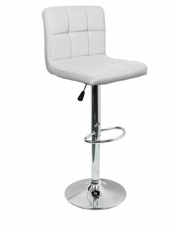 MBTC Cadbury Cafeteria Bar Stool Chair in White