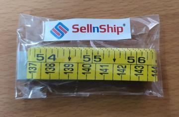 SellnShip Flexible Fiberglass Tailor Inch Tape Measure for Body Measurement Sewing (150cm/60 in)