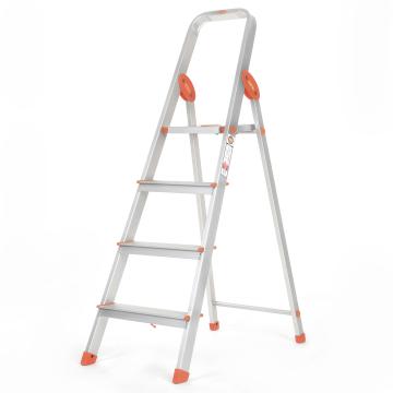 Bathla Advance 4 Step Orange Foldable Aluminium Ladder with Sure Hinge Technology 46 x 12 x 125 cm