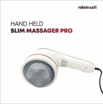 Robotouch Electric Handheld Full Body Massager Pro with 3 Massage Heads R-702