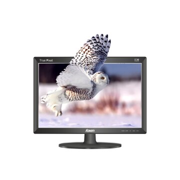 Foxin FM 1540 Glaze 38.3 cm (15 Inch) Black HD Computer Monitor (1 Year Warranty)