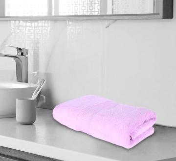 Justoriginals PCBT0CTNAOSPP2144 Purple Cotton Bath Towel - King