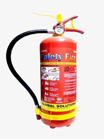 Safety Fire Abc Powder Type 4 Kg Fire Extinguisher (Red and Black)