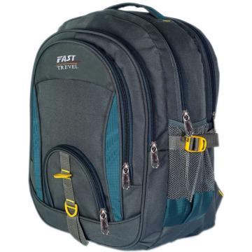 Fast Travel School Bag Class 5-10 Large 4 partition 45 L Laptop Collage Office Travel Backpack Unisex (Grey)