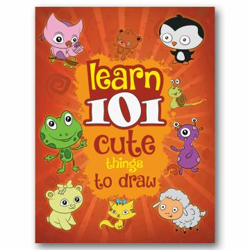 Drawing Books for Kids - Learn 101 Cute things to draw | Age 5-8 Years