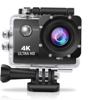 MANYCAST 4K Sports Action Camera with Optical 16MP High Resolution with Wi-Fi | 4K Ultra HD Video Recording with 170 Degree Wide Angle Waterproof Underwater Camera