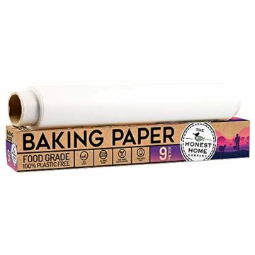 The Honest Home Company Baking Paper 9 M Non-Stick, Reusable, for Roti Wrap, Paratha Wrap, Parchment Roll wrap