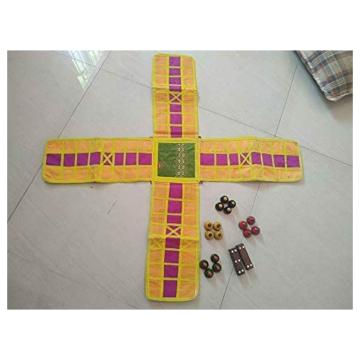 Yamkay Ludo Board Games Set for Kids & Men & Women Indian Traditional Board Game Multicolor 1