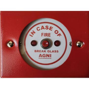 ROYALE AGNI Softchip Red Steel Wall Mounted Smoke and Fire Alarm