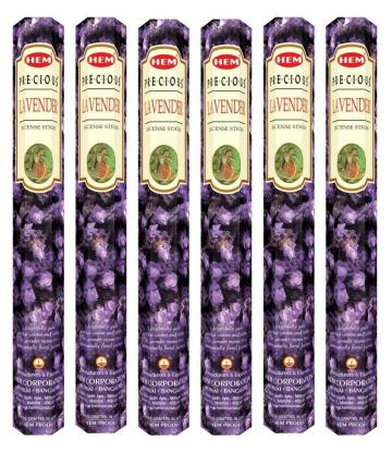 Hem Precious Lavender Incense Sticks 20 pcs Each (Pack of 6)