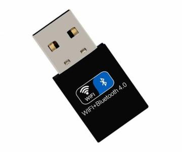 MANYCAST 2 in 1 USB WiFi Bluetooth Adapter, 2.4G Wireless Network External Receiver, Mini WiFi Dongle for PC/Laptop/Desktop