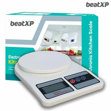 beatXP Electronic Digital Kitchen Weighing Scale | White |