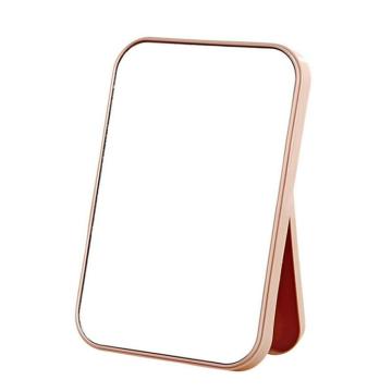 Leeonz Table Desk Makeup Mirror Travel Make Up Mirror Hanging Bathroom for Shower Shaving (Pink)