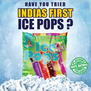 Skippi Icepops 100% Natural Ice Popsicles (36 x 70 ml)
