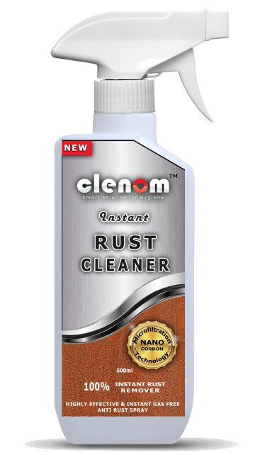 Clenom Powerful Rust Remover Spray for Iron, Alloy, Metal, Rust Cleaning & Protection for Car, Motorcycle, Motor Bike, Kitchen & House (500 ml)