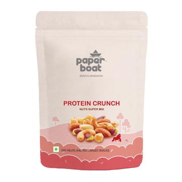 Paper Boat Protein Crunch,Healthy Mixed Nuts with Dry Fruits (200g)