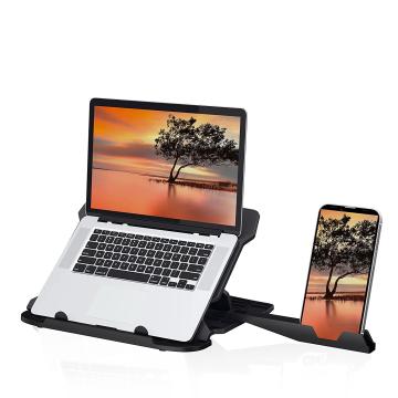 Portronics My Buddy Hexa 22 Portable Laptop Stand with 7 Adjustable Angles (Black)