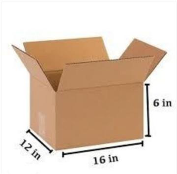 Honiluk Brown Corrugated Cardboard Packaging Box (Pack Of 15)