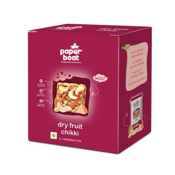 Paper Boat Dry Fruit Chikki, No Added Preservatives and Colours | (Pack of 10, 280g)