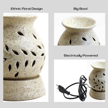 Fnp Cl Store White Ceramic Electric Aroma Diffuser With Lavender Aroma Oil