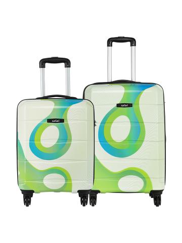 Safari TIFFANY Multicolor Set of 2 Polycarbonate Trolley Hard luggage
